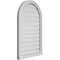 Ekena Millwork Round Top Surface Mount PVC Gable Vent: Functional, w/ 2"W x 2"P Brickmould Sill Frame, 24"W x 38"H GVPRT24X3803SF - alternate 2